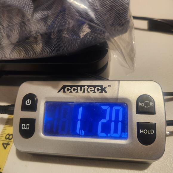 Talbots Womens Blue Tailored Sharkskin Blazer Bootcut Pants Suit Size 12/14 - Picture 16 of 16